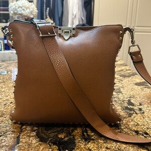 Gorgeous worn ONCE cognac Valentino hobo bag size large